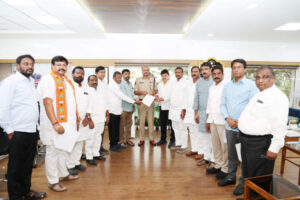 బాన్సువాడ, కామారెడ్డి, రుద్రూర్ ఘటనలపై డీజీపీని కలిసిన బీజపీ నేతలు…