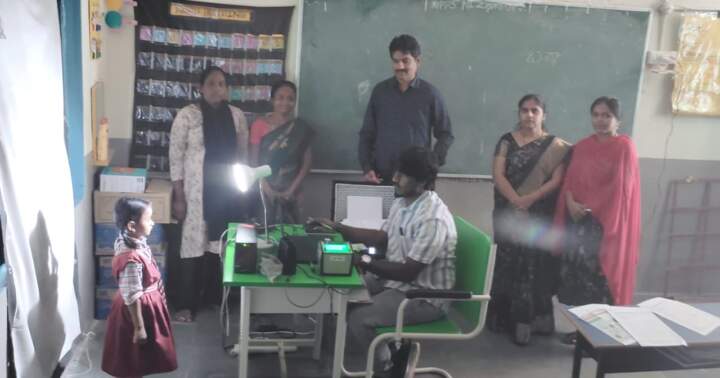 నిజాంపూర్ కాలనీ పాఠశాలలో ఆధార్ నవీకరణ…