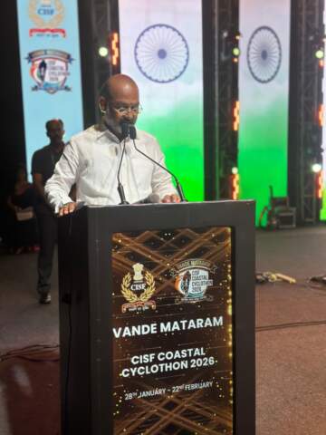 రికార్డు స్థాయిలో సీఐఎస్ఎఫ్ ‘సైక్లోథాన్ 2026’: 6,553 కిలోమీటర్ల అప్రతిహత సాహసయాత్ర విజయవంతం