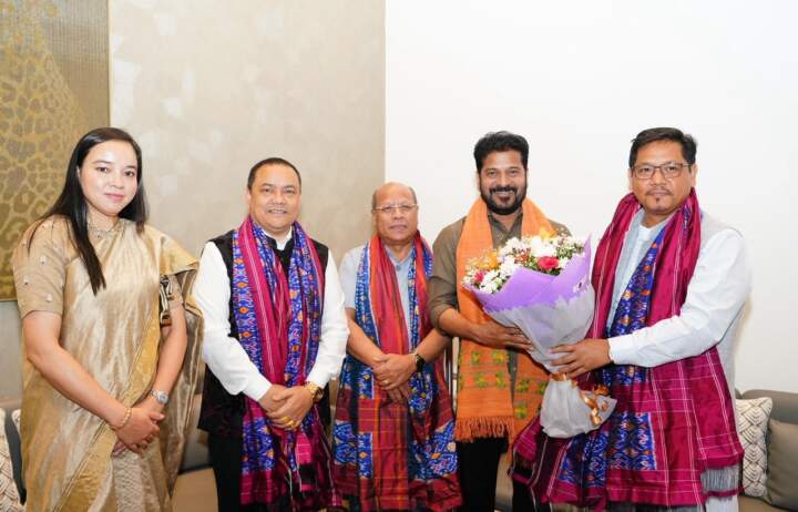 సీఎం రేవంత్ రెడ్డితో మేఘాలయ ముఖ్యమంత్రి కాన్రాడ్ సంగ్మా భేటీ….