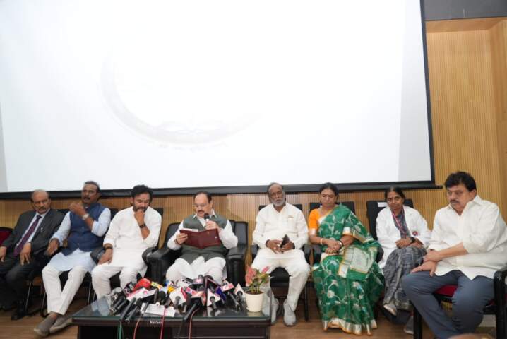 బీబీనగర్ ఎయిమ్స్ వైద్య రంగంలో అగ్రగామిగా అవతరిస్తుంది.. కేంద్ర మంత్రి జేపీ నడ్డా..