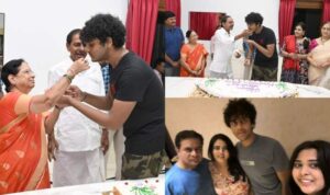 ఘనంగా హిమాన్షు 21వ జన్మదిన వేడుకలు..! మనవడిని ఆశీర్వదించిన కేసీఆర్..!