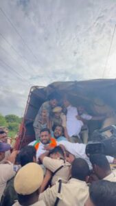 బహదూర్‌గూడ రైతుల భూముల అంశంపై బీజేపీ ఆందోళన…అరెస్టులను ఖండించిన రాంచందర్ రావు.