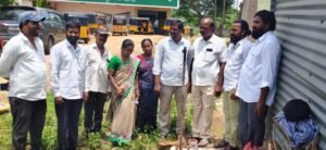 కారేపల్లి సోసైటీ పహారి పనులు ప్రారంభం