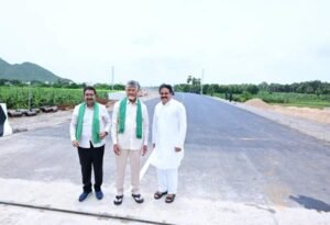 రాజధానికి రాజమార్గం సీడ్ యాక్సెస్..! స్టీల్ బ్రిడ్జి, సీడ్ యాక్సెస్ రోడ్డును ప్రారంభించిన సీఎం చంద్రబాబు..