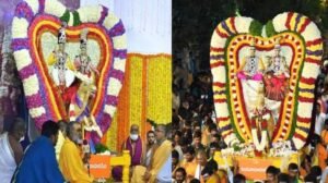 శ్రీశైల మల్లన్నకు ప్రభుత్వం తరఫున పట్టువస్త్రాల సమర్పణ.