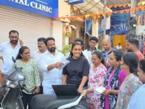 పట్టభద్ర ఎన్నికల ప్రచారంలో మన్నెగోవర్ధన్ రెడ్డి..